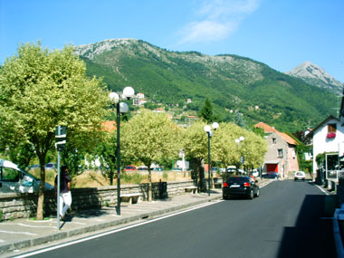 Corso principale di Pianillo, frazione di Agerola